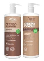 Kit Shampoo e Condicionador Acidificante Crespos 1 Litro Apse - Apse Cosmetics
