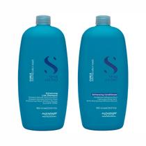 Kit Shampoo e Condicionador Alfaparf Semi Di Lino Curls Litro
