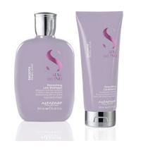 Kit Shampoo e Condicionador Alfaparf Semi di Lino Smooth Pequeno