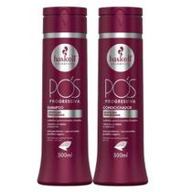 Kit Shampoo e Condicionador Alinhador Pós Progressiva Haskell 300ml