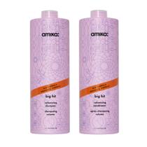 Kit Shampoo e Condicionador Amika Big Hit Volumizador 1000ml