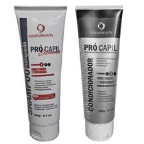 Kit Shampoo e Condicionador Antiqueda Pró Capil Cosmobeauty Kit Shampoo e Condicionador Antiqueda Pró Capil Cosmobeauty