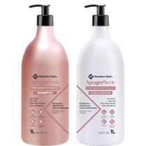 Kit Shampoo e Condicionador Apogee Members Mark Cabelo Hidratado, Linha Professional 1L Cada