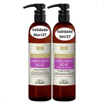 Kit Shampoo e Condicionador Aumazon Açaí 500ml Perigot para Cães e Gatoss Kit Shampoo e Condicionador Aumazon Açaí 500ml Perigot para Cães e Gatoss