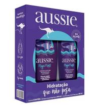 Kit Shampoo e Condicionador Aussie Mega Moist Super Hidratação que não pesa - KIT DESCONTO