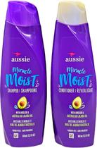 Kit Shampoo e Condicionador AUSSIE MIRACLE MOIST Avocado Jojoba Oil 2x360ml