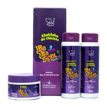 Kit Shampoo e Condicionador Babasoul Mascara Hidratação Uva Soul Cosméticos Kit Shampoo e Condicionador Babasoul Mascara Hidratação Uva Soul Cosméticos