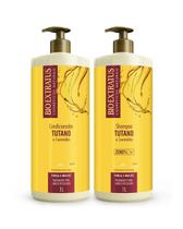 Kit Shampoo e Condicionador Bio Extratus Tutano Ceramidas 1 litro Força e Maciez