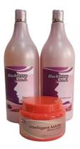 Kit Shampoo E Condicionador Black Berry + Mascara MASK