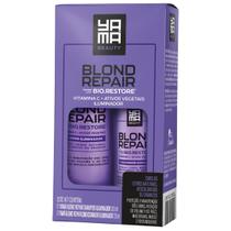 Kit Shampoo E Condicionador Blond Repair Yama Profissional Tratamento Cabelos Loiros Kit Shampoo E Condicionador Blond Repair Yama Profissional Tratamento Cabelos Loiros