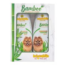Kit Shampoo E Condicionador Brincalhão Bamboo 500ml P/ Cães