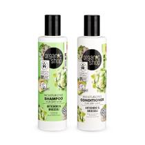 Kit shampoo e Condicionador Cabelo Cacheado Organic Shop