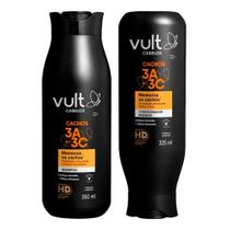 Kit Shampoo e Condicionador Cabelos Cacheados 3A 3B 3C Hidratação Cachos Vult