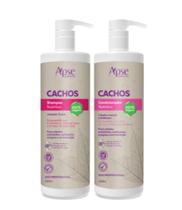 Kit Shampoo e Condicionador Cachos 1 Litro Apse - Apse Cosmetics