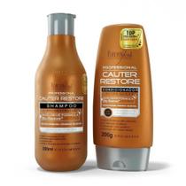 Kit Shampoo e Condicionador Cauterização Cauter Restore Forever Liss