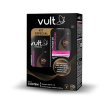 Kit Shampoo e Condicionador Choque de Reconstrução 400ml Vult Cabelos Danificados Vegano Kit Shampoo e Condicionador Choque de Reconstrução 400ml Vult Cabelos Danificados Vegano