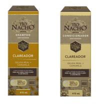 Kit Shampoo e Condicionador Clareador - Tio Nacho Kit Shampoo e Condicionador Clareador - Tio Nacho
