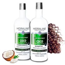 Kit shampoo e condicionador coco 1l - Hidraline