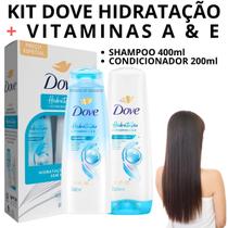 Kit Shampoo e Condicionador Com Vitaminas Para Hidratação