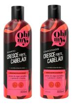 Kit Shampoo e Condicionador Cresce Forte Cabelão 500ml Oh My Kit Shampoo e Condicionador Cresce Forte Cabelão 500ml Oh My