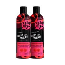 Kit Shampoo e Condicionador Cresce forte, cabelão! Oh My! - 300ml Kit Shampoo e Condicionador Cresce forte, cabelão! Oh My! - 300ml