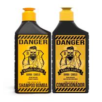 Kit Shampoo e Condicionador Danger Barba Forte