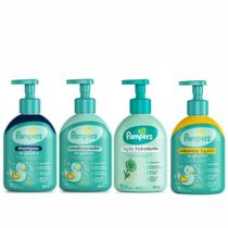 Kit Shampoo e Condicionador de Glicerina Pampers + Loção Corporal + Sabonete Líquido Kit Shampoo e Condicionador de Glicerina Pampers + Loção Corporal + Sabonete Líquido