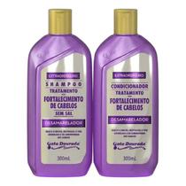 Kit Shampoo e Condicionador Desamarelador Gota Dourada 300ml Cada