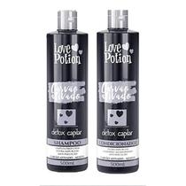 Kit shampoo e condicionador detox - home care - 500ml love potion