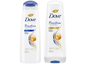 Kit Shampoo e Condicionador Dove - Nutritive Solutions Reconstrução 400ml Cada