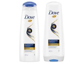 Kit Shampoo e Condicionador Dove Nutritive - Solutions Reconstrução Completa 400ml Cada
