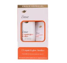 Kit Shampoo E Condicionador Dove Uv Repair & Glow + Ferúlico