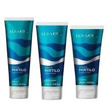 Kit Shampoo e Condicionador e Leave In Mirtilo Lowell