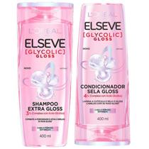Kit Shampoo e Condicionador Elseve Glycolic Gloss