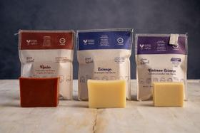 Kit Shampoo e Condicionador em Barra & Sabonete Argila Vermelha