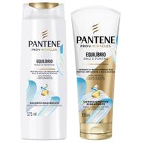 Kit Shampoo e Condicionador Equilíbrio Raiz e Pontas Cabelo Misto e Oleoso Pantene ProV Miracle