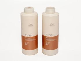 Kit Shampoo E Condicionador Fusion Wella Professionals 2x1000ml Kit Shampoo E Condicionador Fusion Wella Professionals 2x1000ml