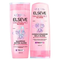 Kit Shampoo E Condicionador Glycolic Gloss Elseve 400ml - loreal