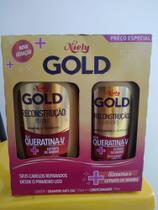 Kit shampoo e condicionador Gold Kit shampoo e condicionador Gold