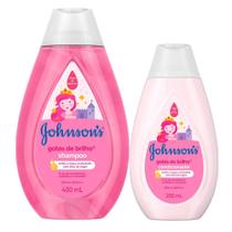 Kit Shampoo e Condicionador Gotas de Brilho - Johnson's Baby