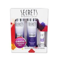 Kit Shampoo e Condicionador - Grátis Mini Máscara Desamarelador Secrets