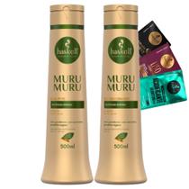 Kit Shampoo e Condicionador Haskell Murumuru 500ml Cada Promopack Hidratação Cabelo