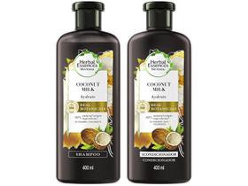 Kit Shampoo e Condicionador Herbal Essences - Leite de Coco 400ml