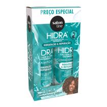 Kit Shampoo e Condicionador Hidra Cachos Ultra Definidos Salon Line 300ml