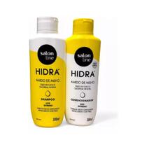 Kit shampoo e condicionador hidra liso extremo 300ml