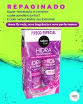 Kit Shampoo e Condicionador Hidra Liso Extremo Salon Line 300ml
