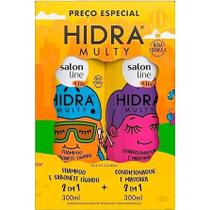 Kit Shampoo e Condicionador Infantil, Salon line Hidra Multy - 300ml Kit Shampoo e Condicionador Infantil, Salon line Hidra Multy - 300ml