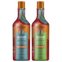 Kit Shampoo E Condicionador Inoar Bombar Vitamina C 1l