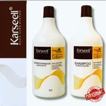 kit Shampoo e Condicionador Karseell Collagen Hidratação Profunda 1Lt