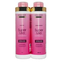 Kit Shampoo E Condicionador Kerabrasil SuperlisoGold1l+800ml Kit Shampoo E Condicionador Kerabrasil SuperlisoGold1l+800ml